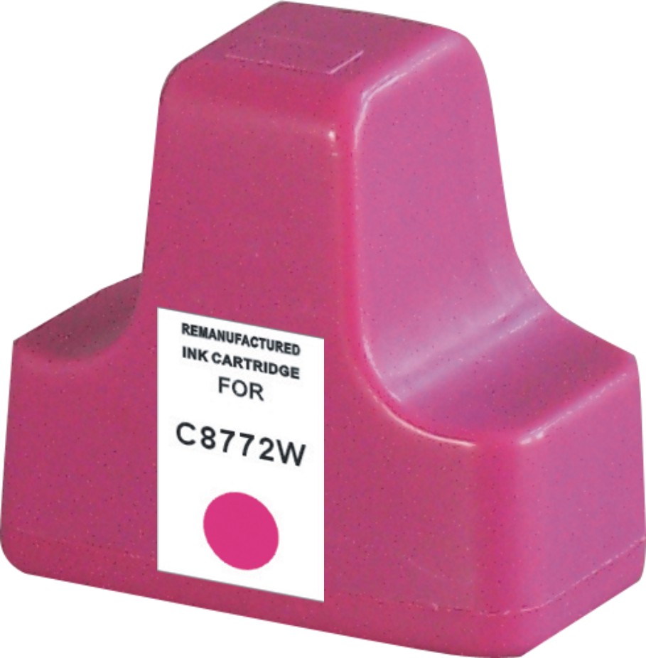 Cartouche d'encre Compatible HP 02 (C8772W) Magenta